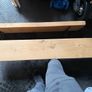 2 Rustic wooden wall shelves Image 4