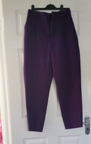 Purple trousers, Zara. L.