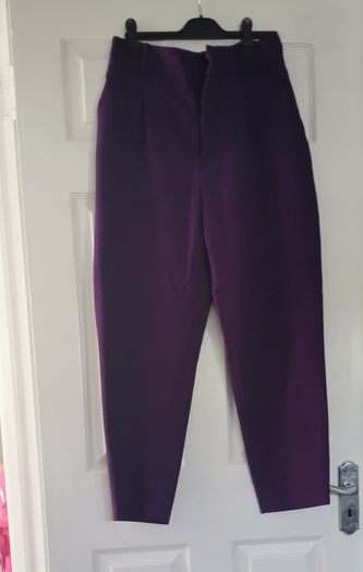 Purple trousers, Zara. L.