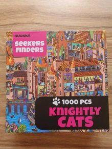 Quokka Seekers Knightly Cats - 1000 Piece Jigsaw Puzzle
