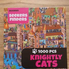 Quokka Seekers Knightly Cats - 1000 Piece Jigsaw Puzzle