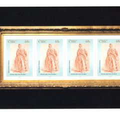 2003 Ireland 140th Anniversary of National Gallery of Ireland 2nd Issue Booklet Pane (HB141) "Woman Seen from the Back" by Jean-Antoine Watteau, Mint Never Hinged (MNH)