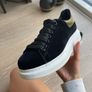 Alexander McQueen oversized velvet trainers Image 4