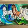 Original art Horse Art original Art Horse painting contemporary Irish Art abstract painting Image 4