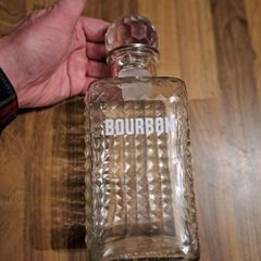 vintage decanter