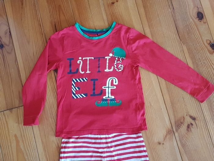 Age 7-8 Little Elf Christmas Pyjamas