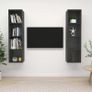 Wall-mounted TV Cabinets 2 pcs Grey Chipboard Image 5