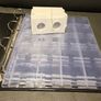 Coin Storage album brand new with 10 coin album pages 4x5 flip holder plus 100 mixed size coin flips holders wallets all brand new Image 2