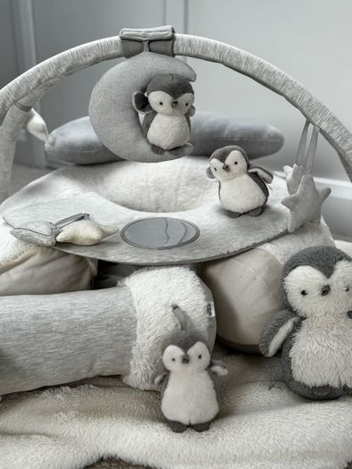Wish Upon a Cloud Playmat Bundle with Tummy Time Roll, Sit & Play