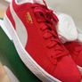 PUMA Suede Classic XXI Trainers- High Risk Red/Puma White- UK 10 Image 6