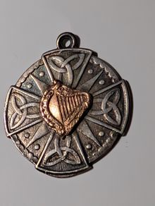 Irish 1914 Silver. Gold Medal