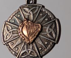 Irish 1914 Silver. Gold Medal