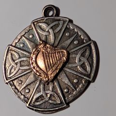 Irish 1914 Silver. Gold Medal