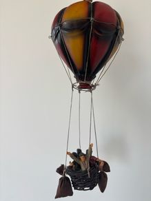1970's Large Hot Air Balloon with Passengers