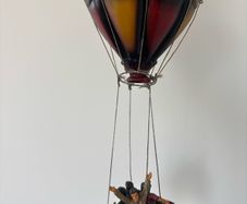 1970's Large Hot Air Balloon with Passengers