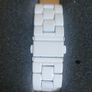 Softech Unisex White and Silver Analog Watch with Crystal Diamonte Bezel Image 4