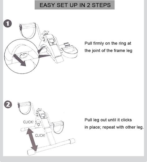Mini Exercise Bike Portable Pedal Exercise