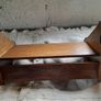 Oak Book Trough with Inlaid Border Image 5