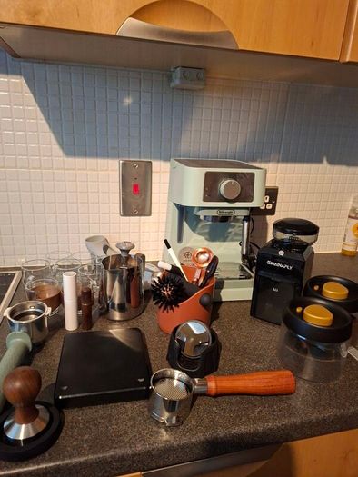 Full espresso making set up