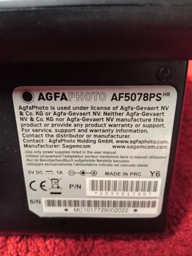 AgfaPhoto 5078PS (  Digital photo frame )