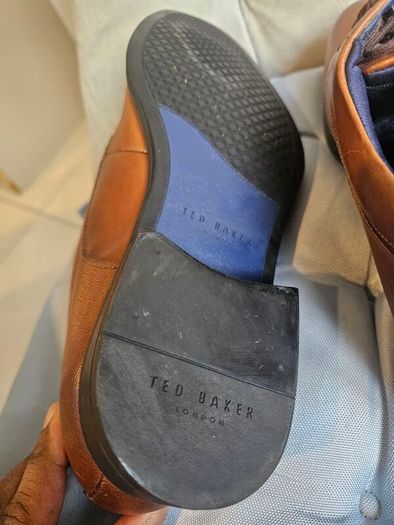 Ted Baker Mens Brown Leather Dress Shoes