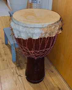 Agave and Goatskin Djembe
