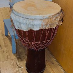 Agave and Goatskin Djembe