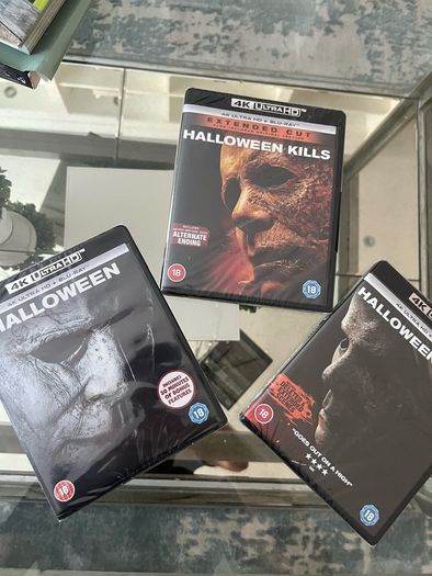 Halloween Trilogy 4k NEW (3 discs)