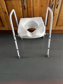 Raised Toilet Seat and Frame