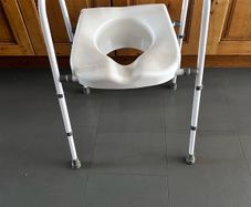 Raised Toilet Seat and Frame