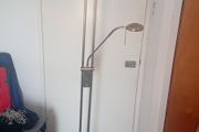 large brass floor lamp