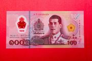 Thailand  100  Baht. 2025 . Pick 147a  POLYMER / PLASTIC  ( Uncirculated )
