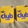 JACOBS CLUB MILK (Club Milk chocolate bar) - a pair of promotional cube shaped mugs (c.1990) Image 5