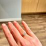 9ct golden ring with zirconia size L Image 3