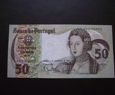 Portugal. Unc 50 Escudos (1.2.1980)