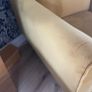 Mustard velvet armchair Michael Murphy Image 3