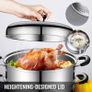 BRAND NEW 5 Layer Food Steamer 28cm 30cm Stainless Steel Stock Pot for Home Steaming Dumplings Vegetables Rice Cooking Steamed Dish Image 5