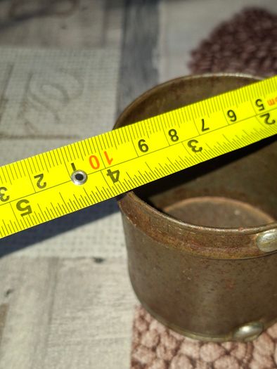 Rare 13 Piece Lot of Antique Chavagnat Tin Measuring Demi-Litre from Paris, France, dating  approximately 1800s.