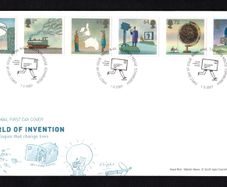2007 Great Britain World of Invention - Self-Adhesive Commemorative Stamps addressed First Day Cover (FDC) with Edinburgh pictorial cancel
