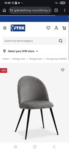 Dining chairs x4