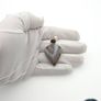 Vintage 925 Sterling Silver Dendritic Agate & Smoky Quartz Pendant Image 8