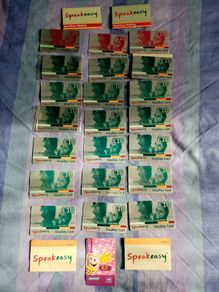 Old speak easy cards