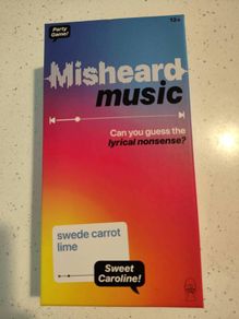 misheard music party game