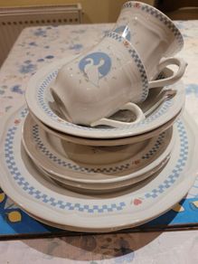 A two place setting