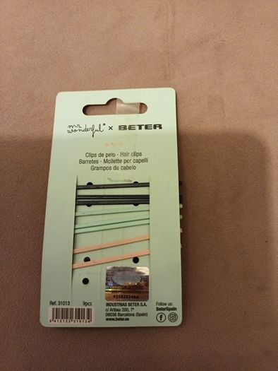 Pack hair slides