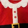 Baby 3-6mo Santa Outfit with hat Image 3