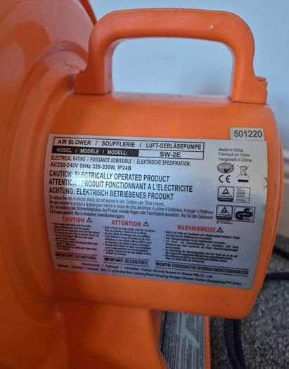 Bouncy Castle Air Blower SW-2E 330Watt