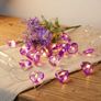 Crystal Love Heart String Fairy Lights Warm White Micro LEDs on 2m Silver Wire Battery Operated Indoor Romantic Lighting for Home Bedroom Wedding Indoor Decor Image 3