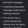 Back and neck heated massager Image 3