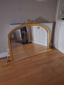 Large Gold Frame Mirror